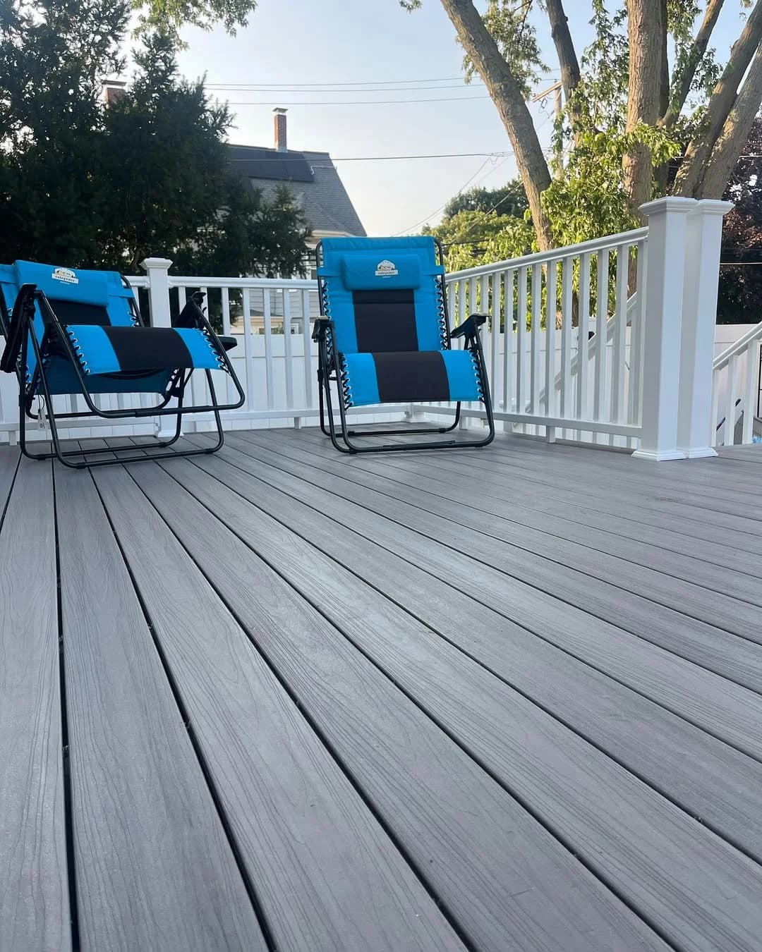 Luxury Composite Deck - Decks project in Brookline, MA