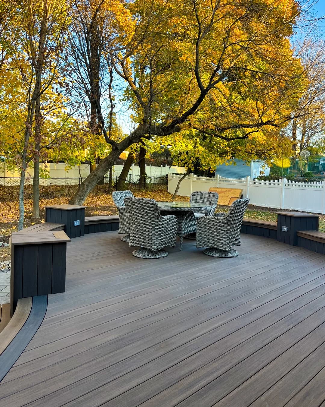 Evening Entertainment Deck - Decks project in Wellesley, MA