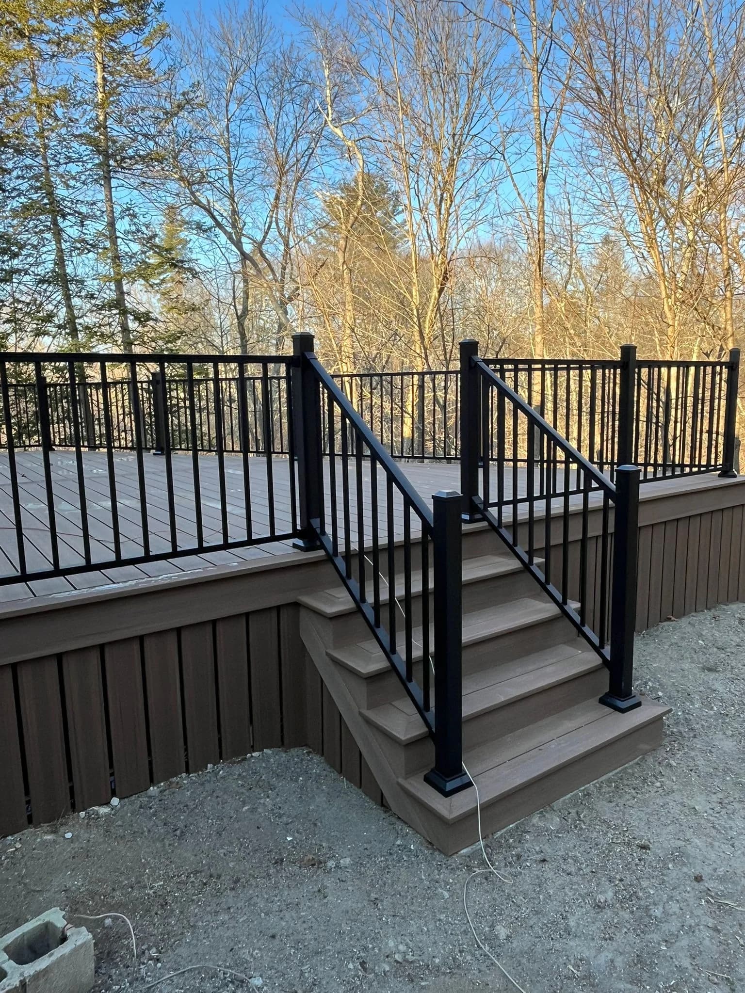 Deck Staircase — Night